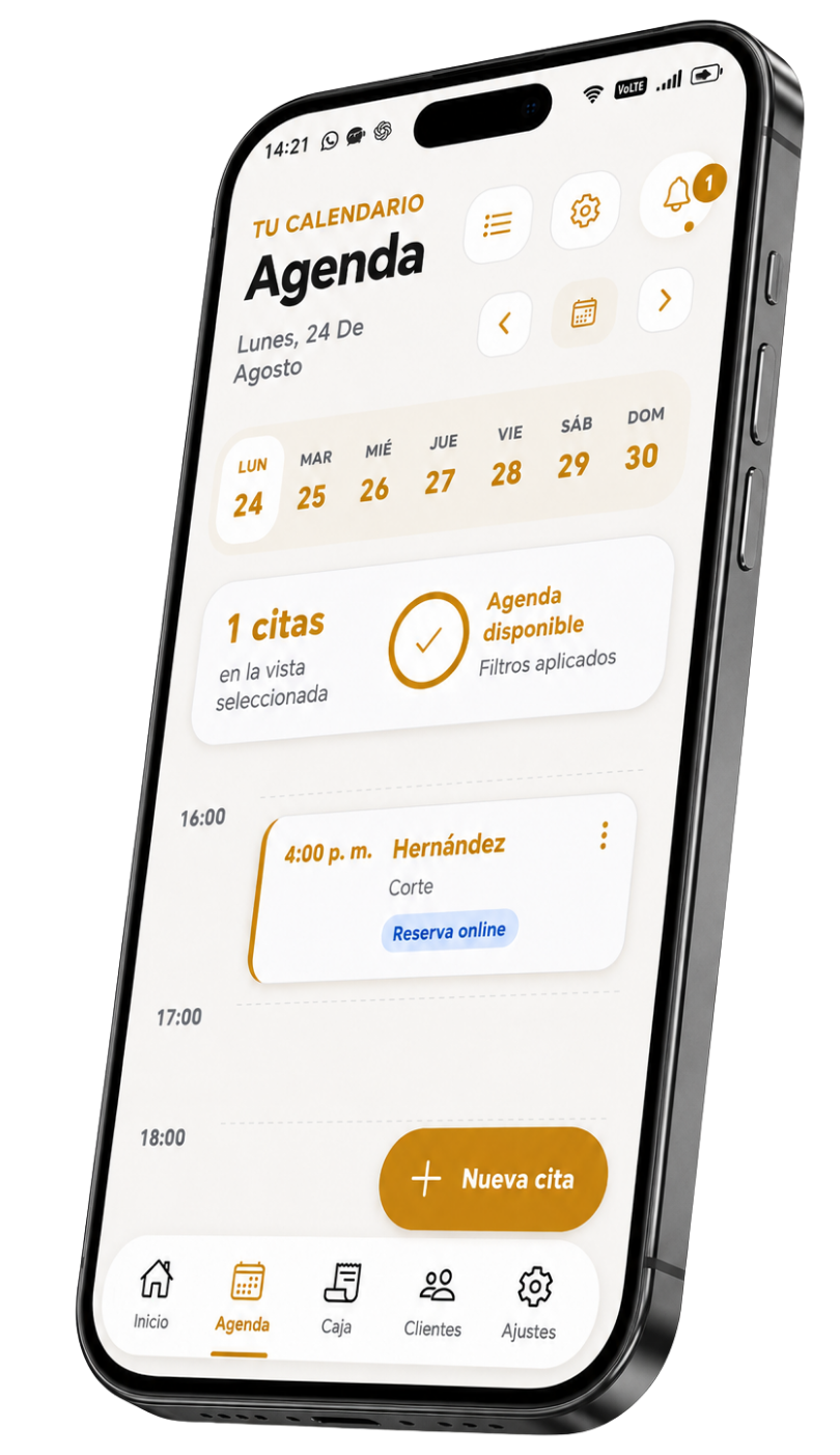 Vista del módulo Reservas 24/7 en Nava